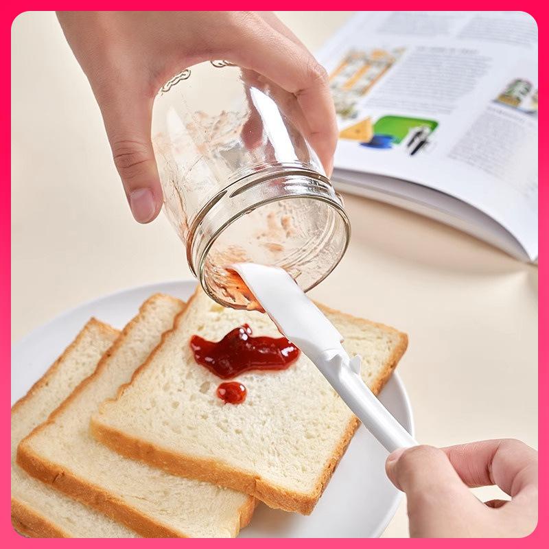 Domácí dvoudílná pečicí stěrka Silikonová stěrka odolná vůči vysokým teplotám Stěrka na krém, džem, máslo Kuchyňská stěrka na míchání