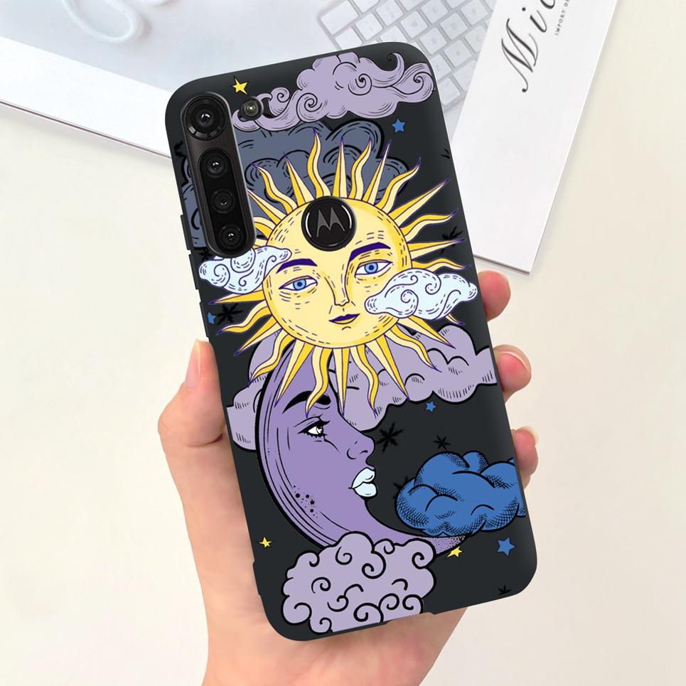 Für Motorola Moto G8 Power / G9 Power / G9 Play Rückabdeckung Coole Cartoon Mode Handyhülle Weiches Silikon Hülle MOTOG8 Power Etui