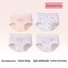 Girls' Pure Cotton Underwear for Toddlers and Older Kids - All Cotton Crotch, No Wedgies, Triangle Style