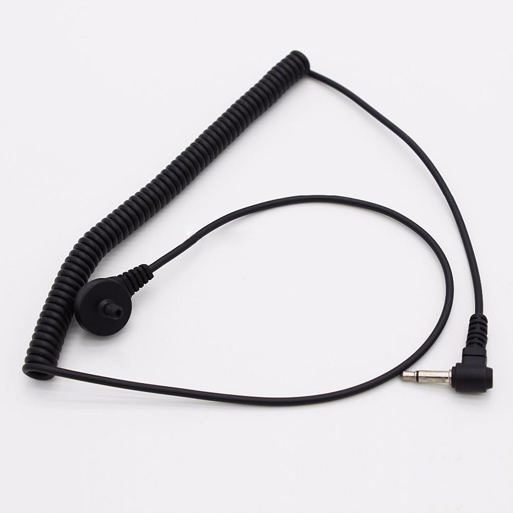 Receive Earpiece 3.5mm Stretchy Flexible External Listen Headset Portable Professional Wearable Speaker Microphone