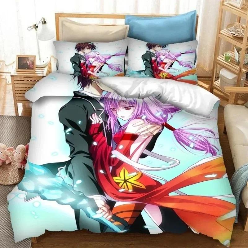 Comforter Fashion 3D Print Anime Guilty Crown Bedding Set Bedroom Soft Modern S Comefortable