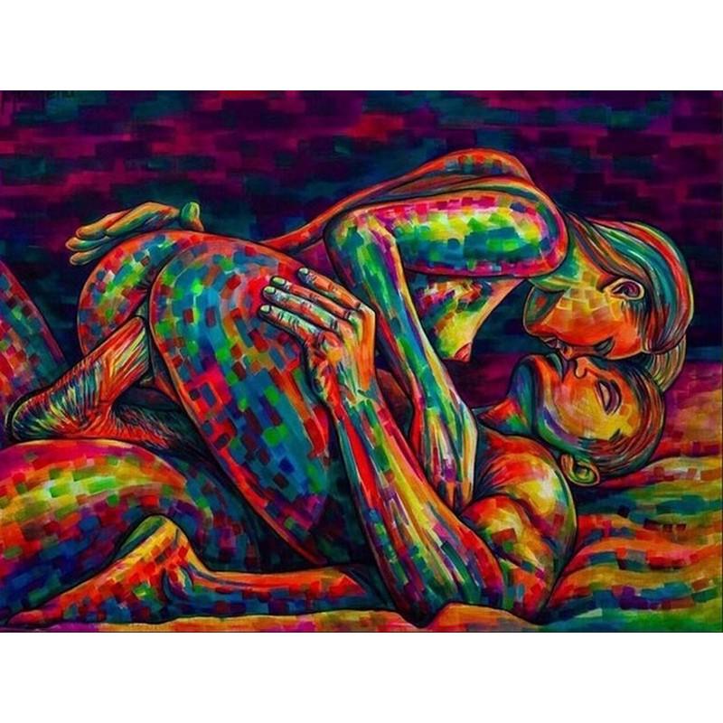 5D Diy Diamond Painting Portrait Sexy Woman Full Round Diamond Embroidery Cross Stitch Patterns Nude Art Needlework  Decor