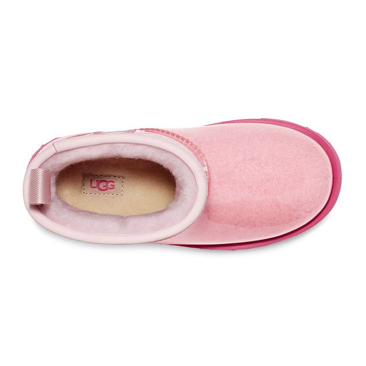 UGG Classic Clear Mini Ii Kids Snow Boots Pink 1121007K-PCMB