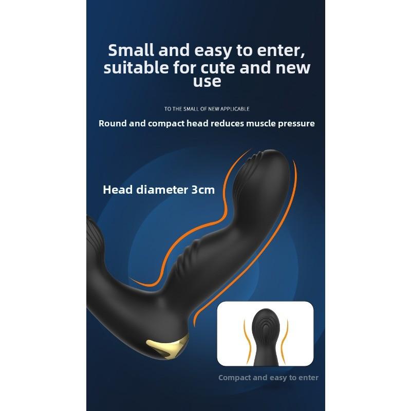 Remote Control Vibrating Prostate Massager Rear Anal Plug Male Masturbator Sex Products