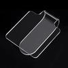 1pc Square Clear Acrylic Makeup Palette - Portable Handheld Travel-Friendly Cosmetic Organizer with Brush Holder, Compact Design