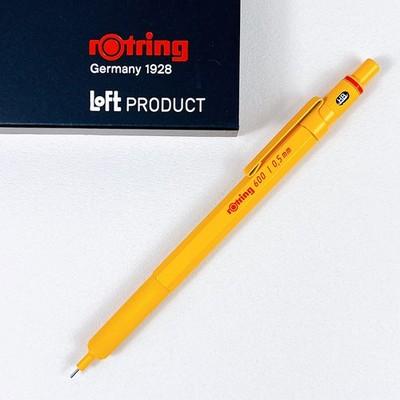 Rotring 600 Mechanical Pencil 0.5mm Yellow Loft Limited w/ HB Lead Japan