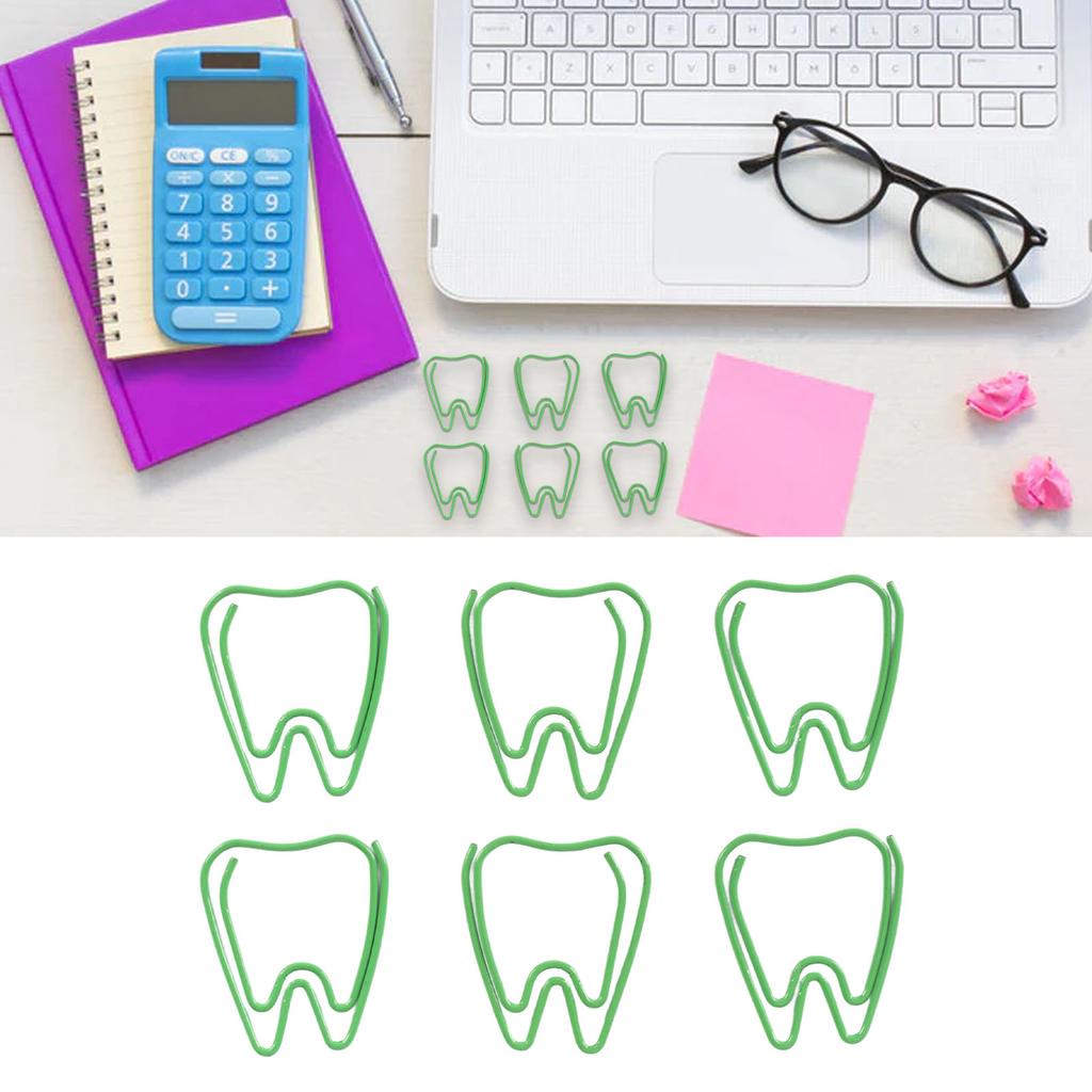 100pcs Paper Clips with Storage Box Skid Resistance Exquisite Cute Paper Clips for Office School