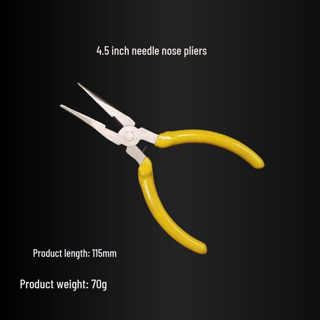 Alicates de Acero para Cables Alemanes de 9" - Alta Dureza, Multifunción, Ahorro de Esfuerzo, de Grado Industrial, de Punta Fina para Uso Doméstico.