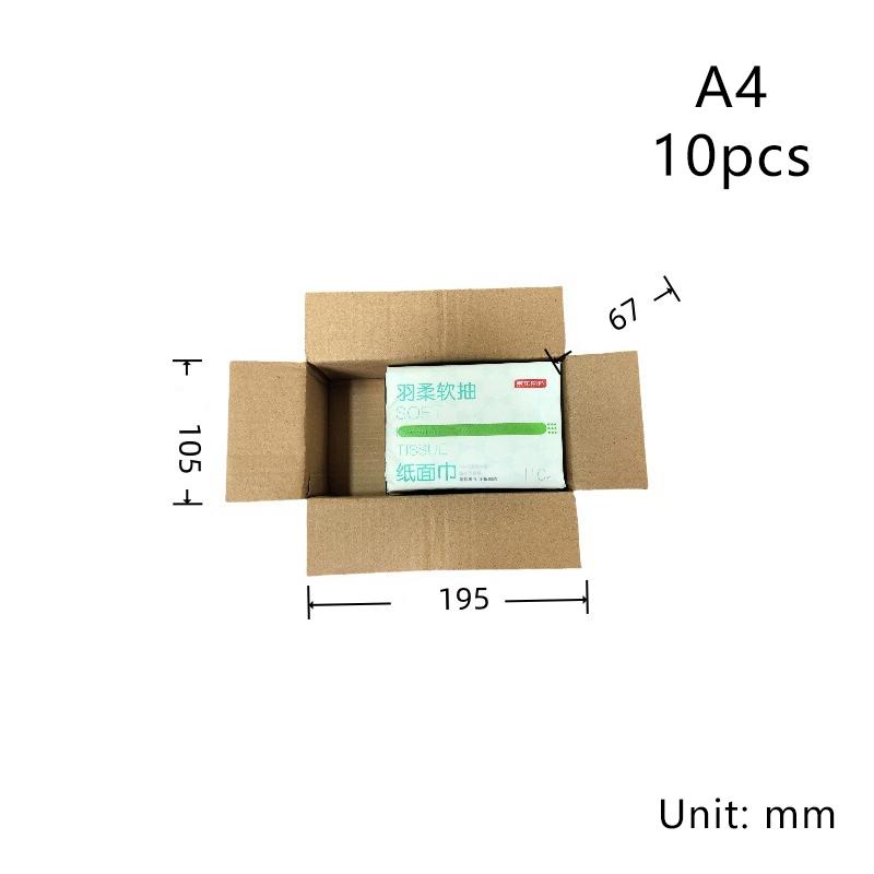 10Pcs Folding Corrugated Paper Box Mailing Shipping Gift Box Cardboard For Business Shipping Express Packaging Boxes