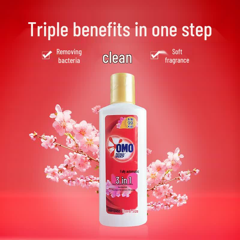 Omo 3-in-1 Laundry Detergent Portable Travel Size
