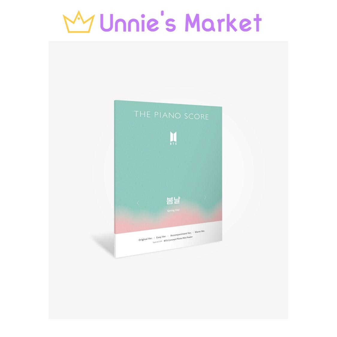 

[Предзаказ] BTS – THE PIANO Score : BTS «Весенний день» + бесплатный подарок