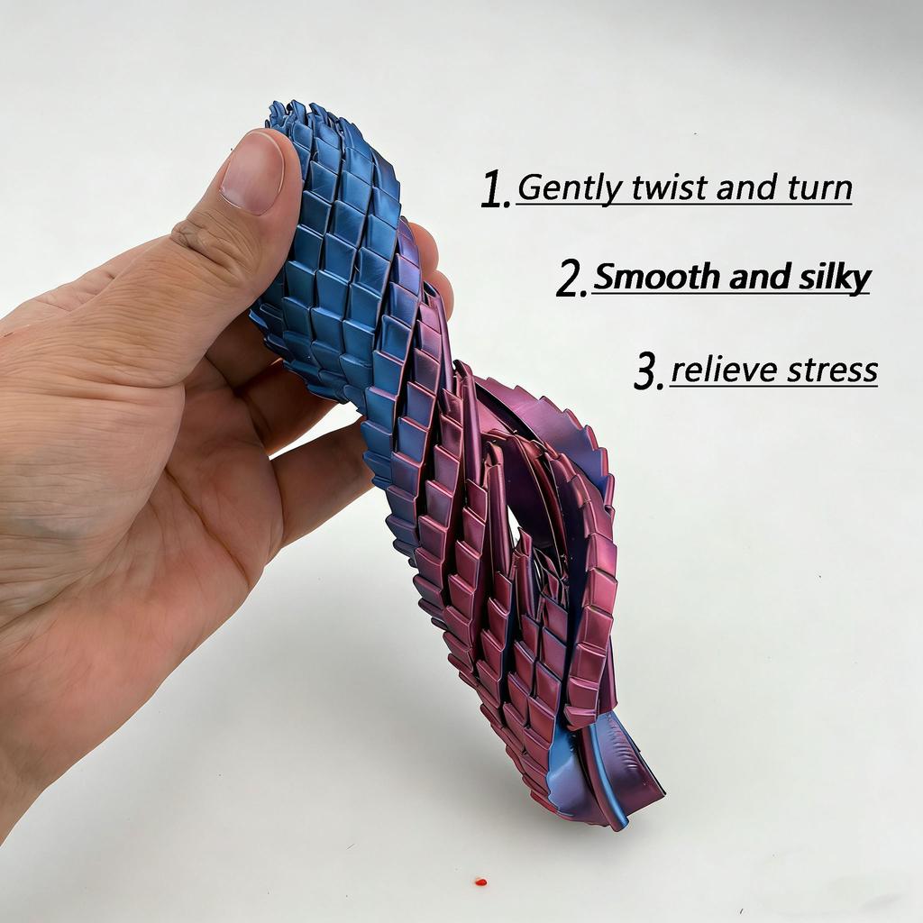 3D Printed Dragon Egg Stress Reliever Toy - Creative Prank Gift Party Ornament Gentle Twisting Motion Children'S Plaything