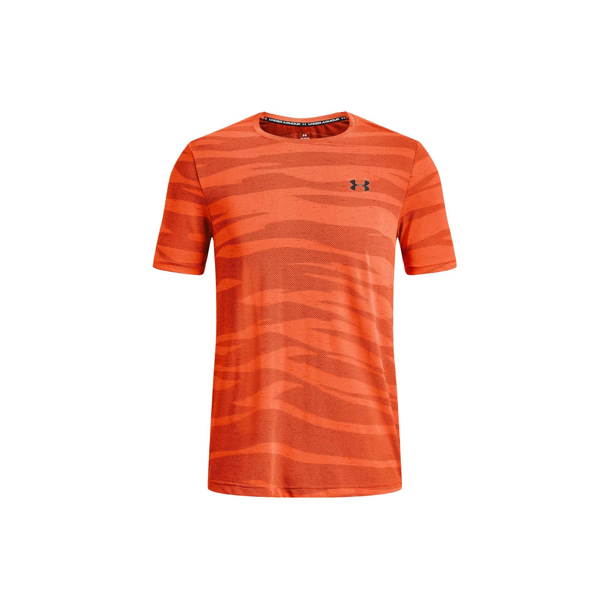 Under Armour T Shirt Men s Explosive Orange 1373726-866 XL