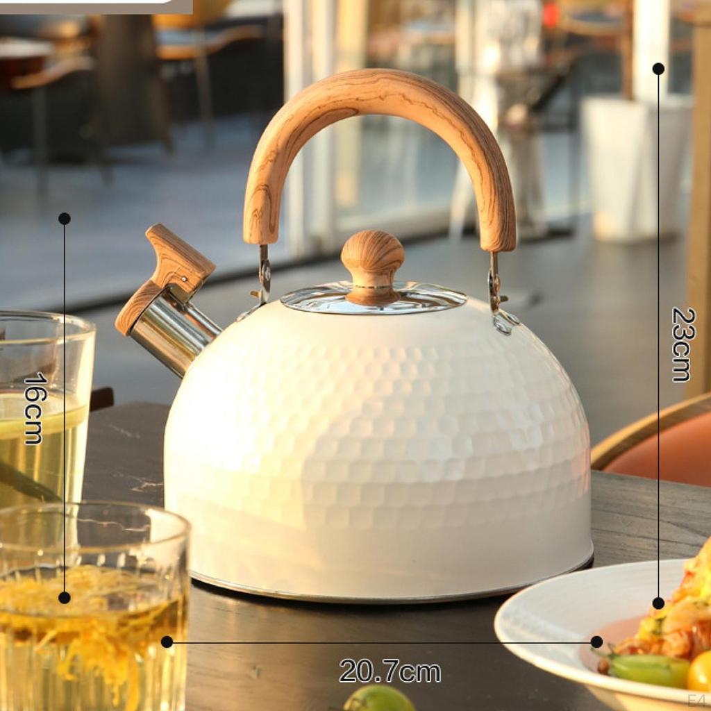 Czajnik z gwizdkiem Stal nierdzewna Łatwy do przenoszenia, Przenośny, Trwałość, Czajnik na kuchenkę