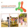 Kids Starter Soft Flying Three-Leaf Boomerang Returning Toy Outdoor Flying Boomerang Sports Game Toy