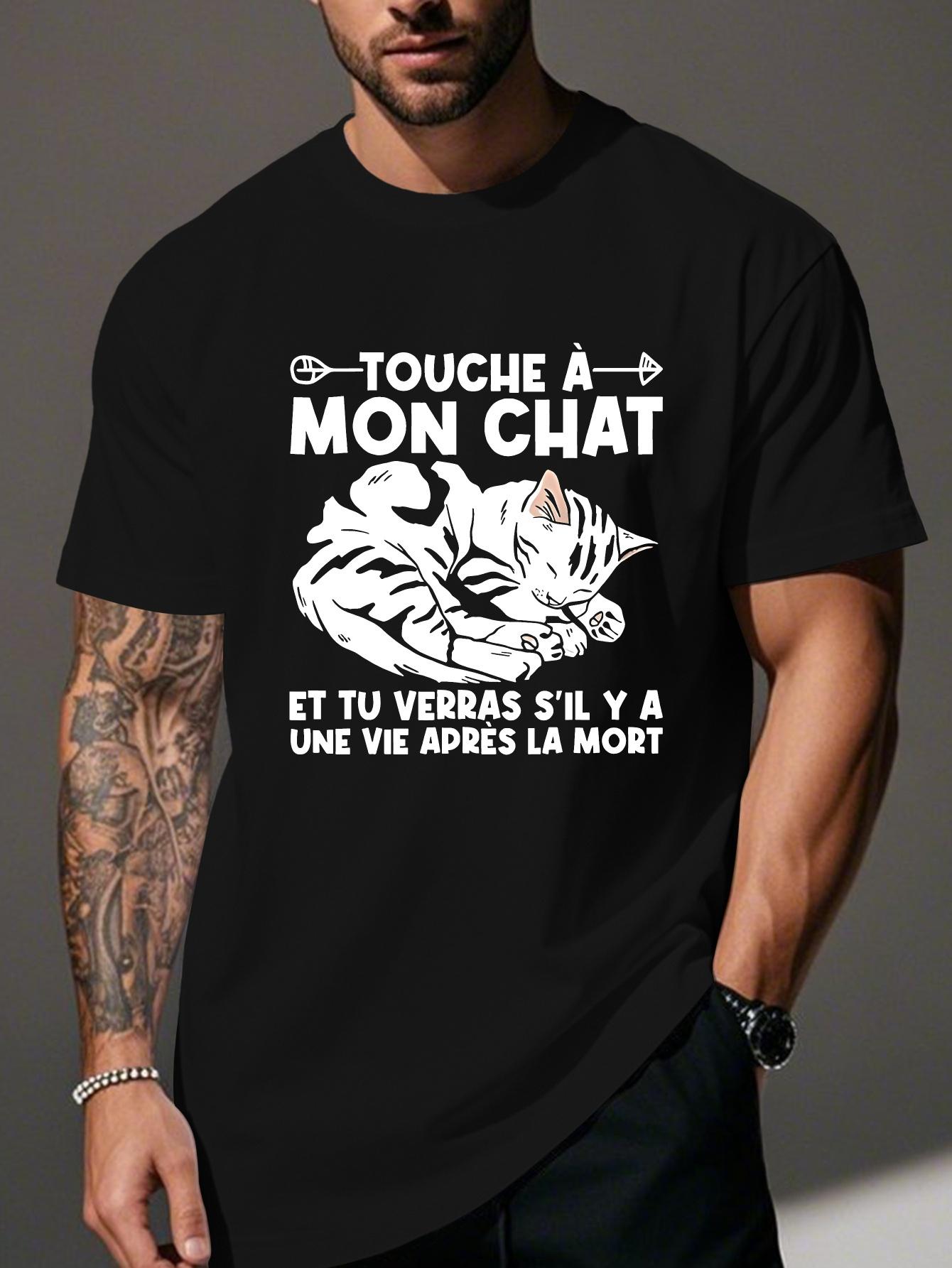 Men s Plus Size French Humor T-Shirt - Funny French Phrases & Slogans XL