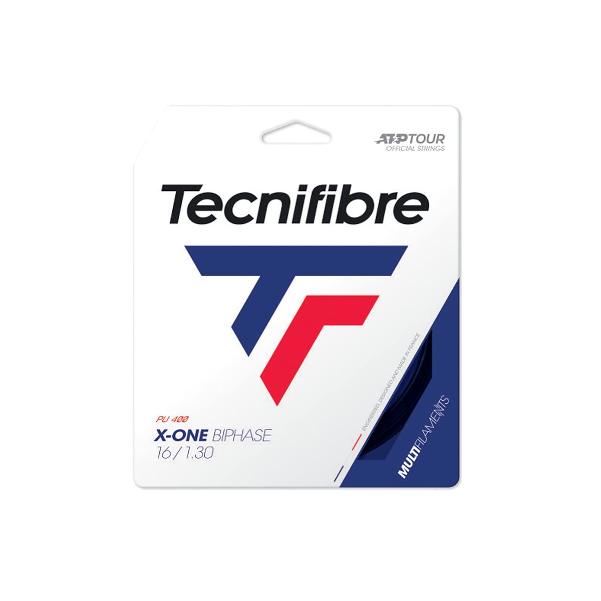Tecnifibre X-ONE BIPHASE Tennis String, 1.30mm, Single Ply, TFG202/TFSG201