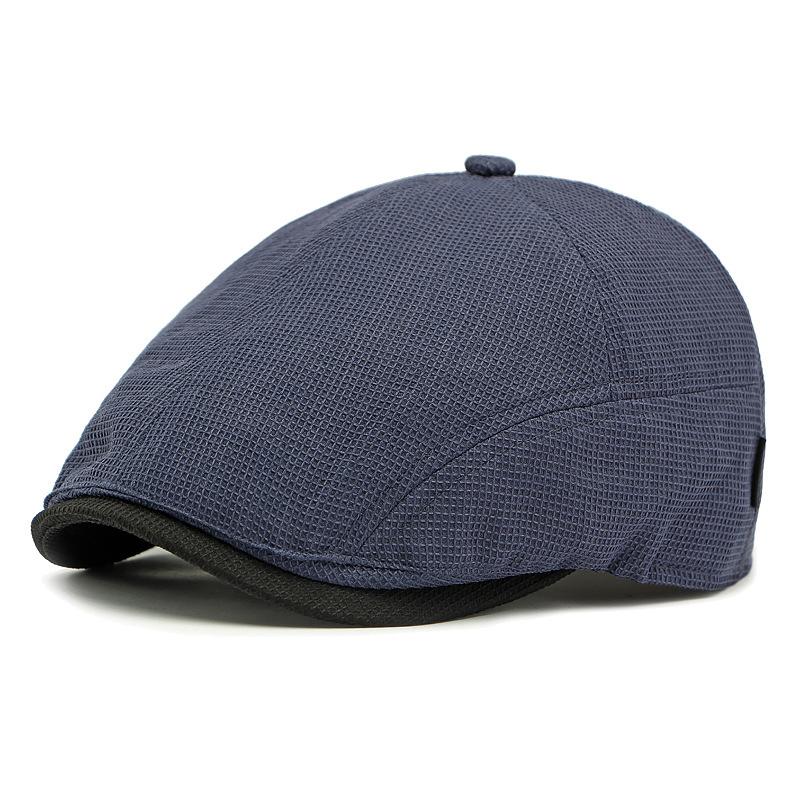 Spring Summer Beret Women's British Retro Forward Cap Lightweight Breathable Newsboy Cap Men's Paintsman Cap