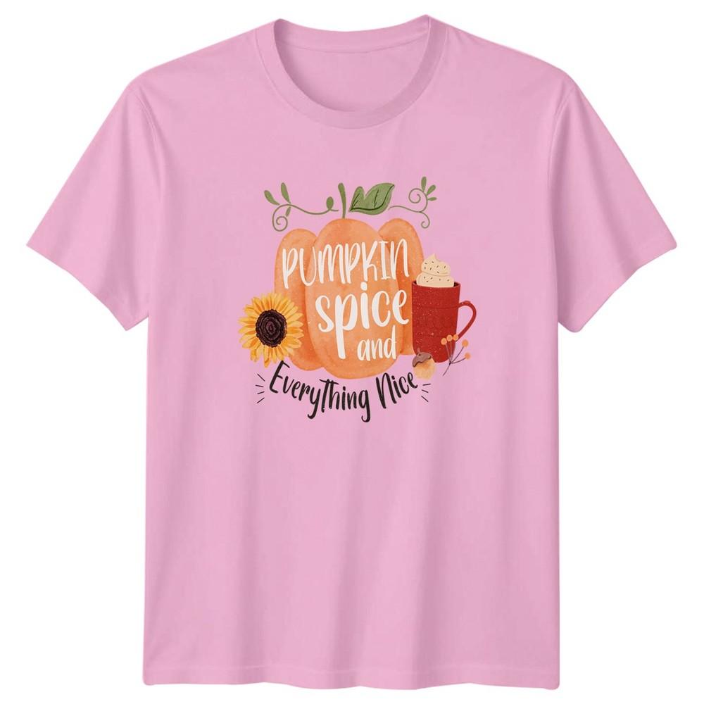 Pumpkin Spice And Everything Nice Unisexs TShirt Fall Harvest Seasonal