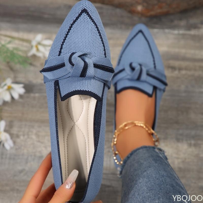 Fashion Spring pointed women's flat shoes are casual fashionable outdoor simple comfortable versatile breathable women's single shoes