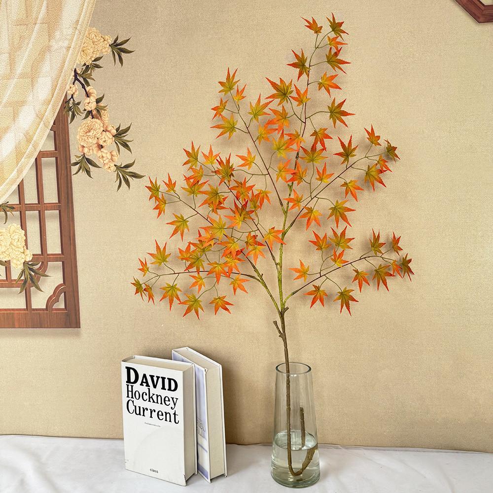 Autumn Maple Leaf Faux Plant Hanging Decoration For Weddings And Photography