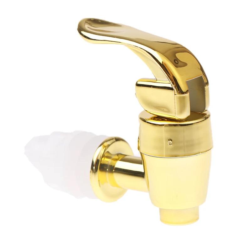 BPA Free Beverage Faucet Food Grade Electroplated Plastic Tap Valve for 5 Gallon Water Bucket Home Bar Drink Dispenser