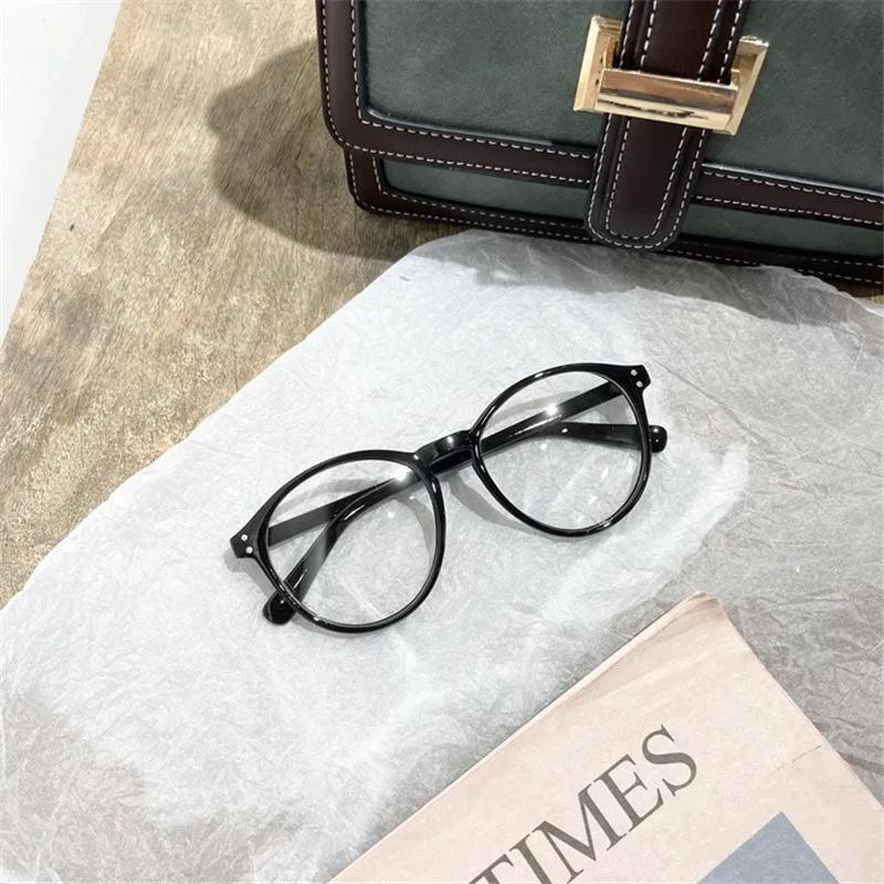Retro Small Oval Frame Glasses Frame Anti Blue Light Glasses Women Nearsighted Myopia Eyewear Reading Glasses Female