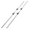 Linear Rail Guide Kit, HGR20, 2Pcs 2000 mm (78.74 inch) Linear Motion Rails and 4Pcs Bearing Slide Blocks, Anti Rust and High Precision Kit, for DIY,