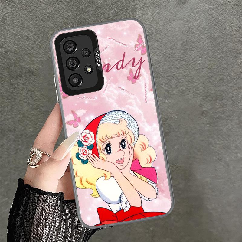 Anime Candy Candy Soft Phone Case for Samsung A17 A16 A15 A14 A13 A57 A56 A55 A54 A53 A37 A36 A35 A34 A33 A26 A25 A24 A23 A52