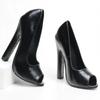 16cm High Block Heels Pumps Women Peep Toe Shoes Unisex Pole Dance Nightclub Sexy Shoes