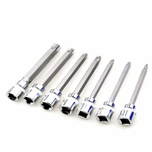 SCGEHA Torx Socket Set, 3/8 Inch, 7-piece Set, Torx Wrench