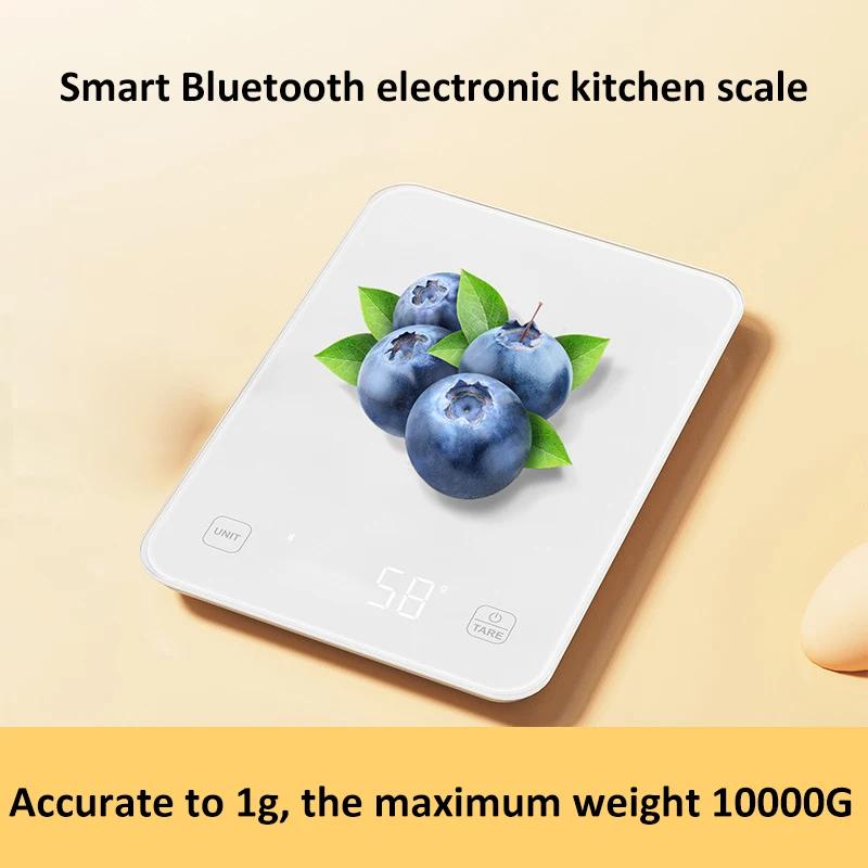 1g High Precision Kitchen Electronic Scale with Bluetooth Digital Kitchen Food Scale for Cooking Baking Household Measuring Tool