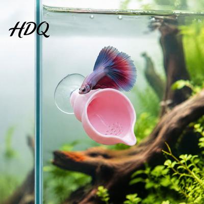 Suction Cup Fish Hideout Betta Hammock Conch Pad with Strong Cup Natural Resting Tank Supplies Bed Bubble Nesting Spot for Tanks Aquarium