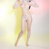 Mens Womens New Sexy Lingerie High Collar Shiny Smooth Sexy Bodysuit Fetish Sex Clothes Tight Full Body Stockings Elastic Romper