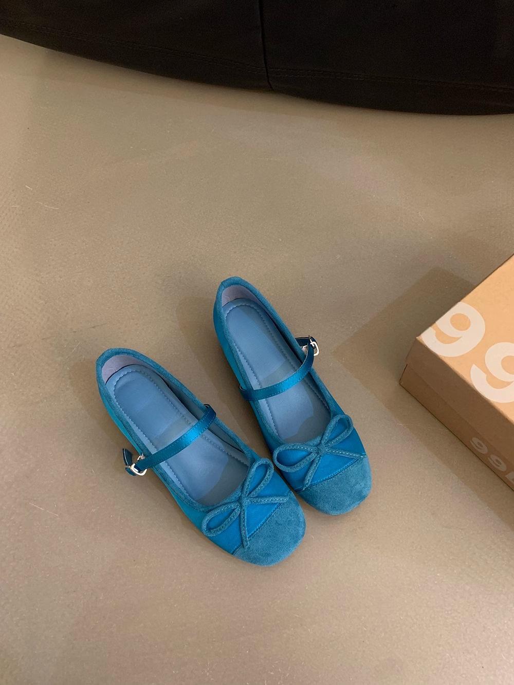 

Французские туфли на скрытой платформе для женщин, новая весенне-осенняя коллекция 2025 года, серебристые туфли Мэри Джейн, балетки, вечерние туфли с юбкой 40 синий