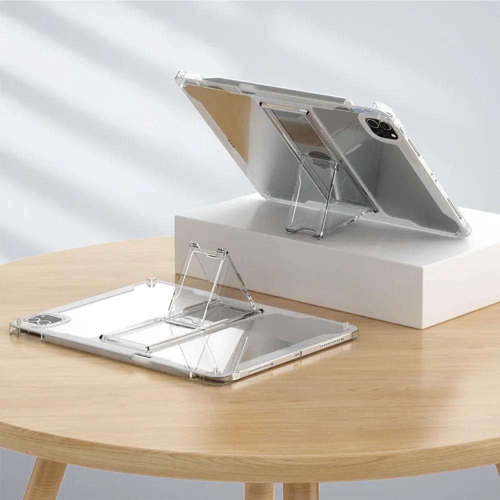 Soft Silicone TPU Case For Xiaomi Pad 6 Pro Pad 5 5 Pro 11 Inch Stand With Pencil Holder Transparent Protective Case