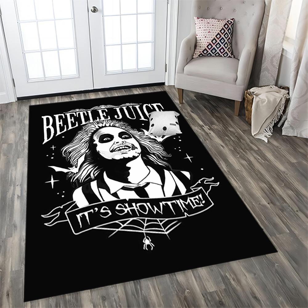 Beetlejuice: Ghostly Fun for Living Room rug, Bedroom, Study Room, Hallway Decoration, Perfect for Home Decoration or Holiday Gifts