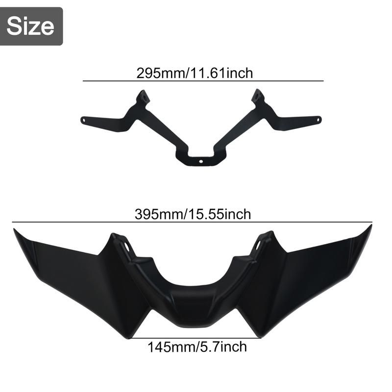 MT-07 SP Spoiler Aerodynamischer Windabweiser Hochfester ABS-Kunststoff Erhöht die Stabilität Langlebiges Material