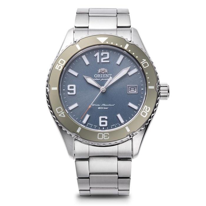 Orient Watch Mako с питанием от солнечной батареи RN-WJ0002L Мужские Небесно-голубые