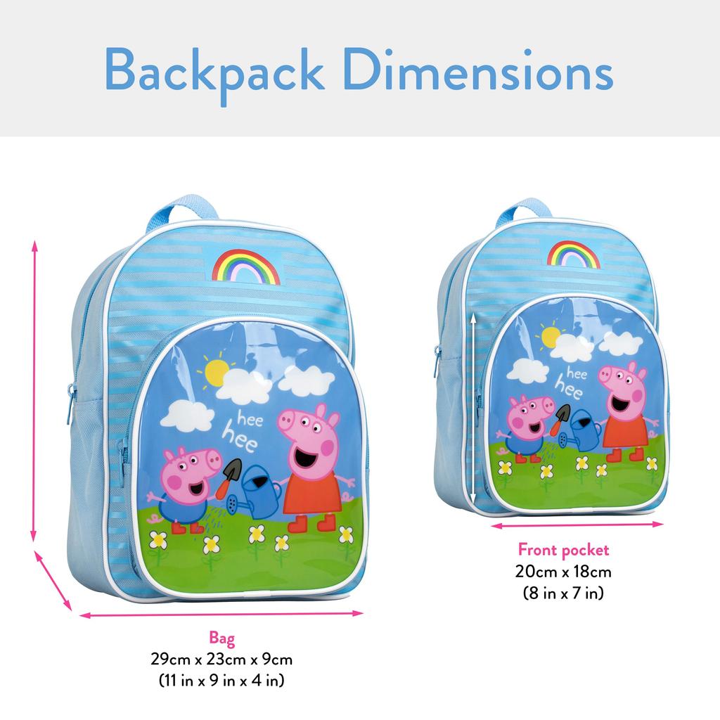[Peppa Pig] Peppa Pig & George Pig Backpack PEPPA001298 [Parallel Import]