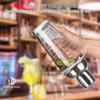 Cocktail Shaker Set14 Oz Glass Mixing Cup With Measurements Stainless Steel Martini Mixer Muddler Jigger Spoon 4 Piece Bar Tool Kit