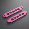 Anodized Metal Battery Hold Down Bracket Kit for Car or Motorcycle, Secure Battery Mounting Bars for Service Use