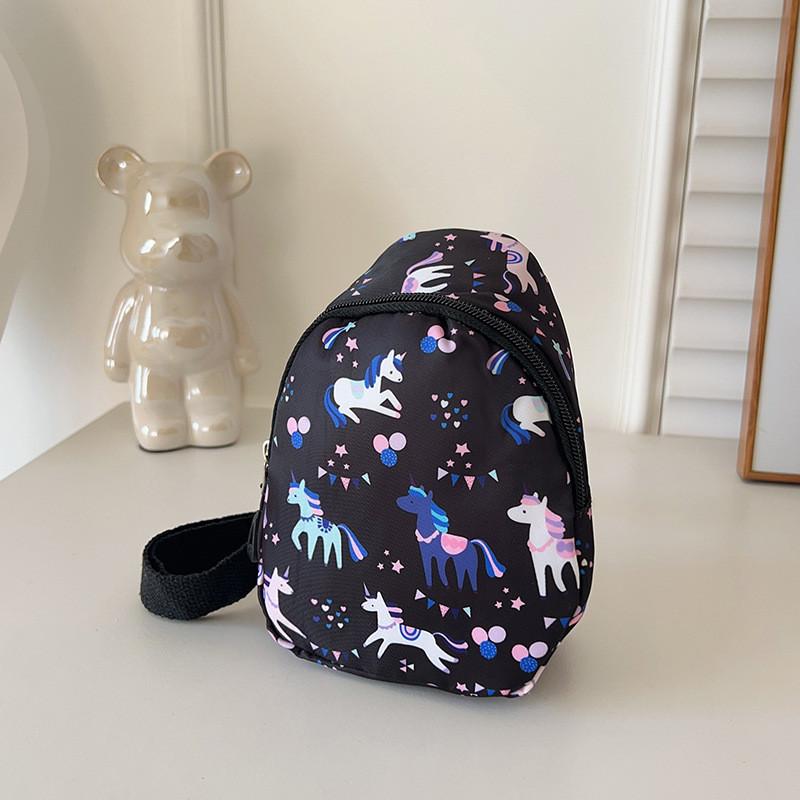 

Adorable And Stylish Kids Mini Crossbody Bag Perfect For Everyday Use In Black Pink And Purple