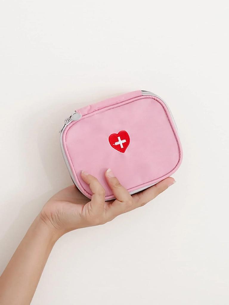 Empty Mini Household First Aid Kit Bag Travel Portable Medicine Package Emergency Kit Bags Medicine Storage Bag Small Organizer