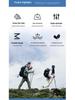 Ultralight Carbon Fiber Three-Section Trekking Poles with External Lock for Hiking and Walking