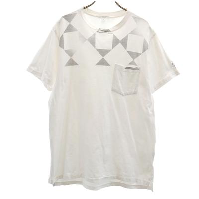 ENGINEERED GARMENTS Short Sleeve T-shirt L Off White Poke T Men's Used