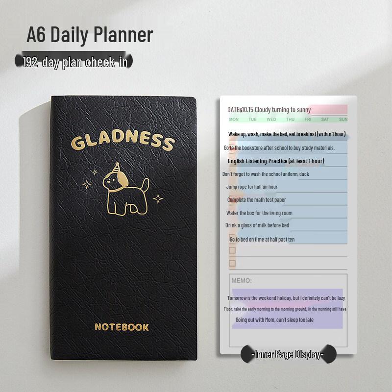 2026 A6 Daily Planner Notebook