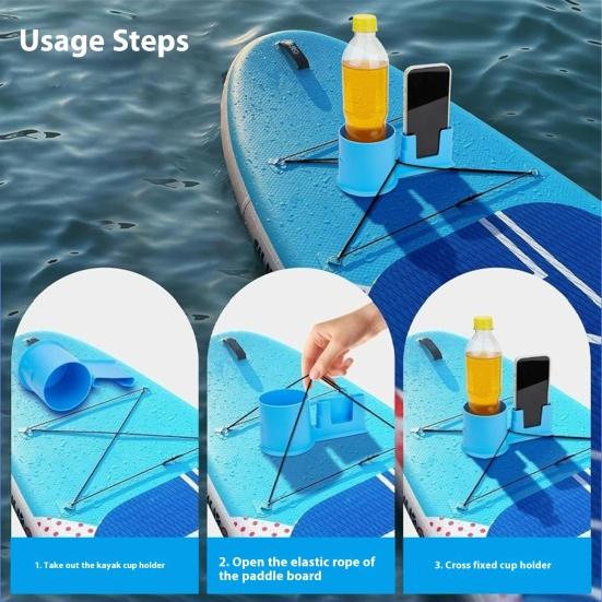 Kayak Drink Phone Holder Paddle Board Mobile Phone Cup Holder Surfboard Water Bottle Fishing Tools Holder Kayak Accessories