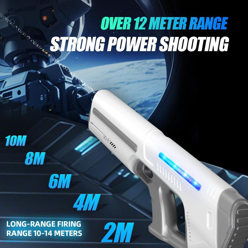 Electric Water Guns For Adults Powerful Squirt Automatic Water Suction Water Blasters Summer Outdoor Beach Toy For Boys Kid Gift