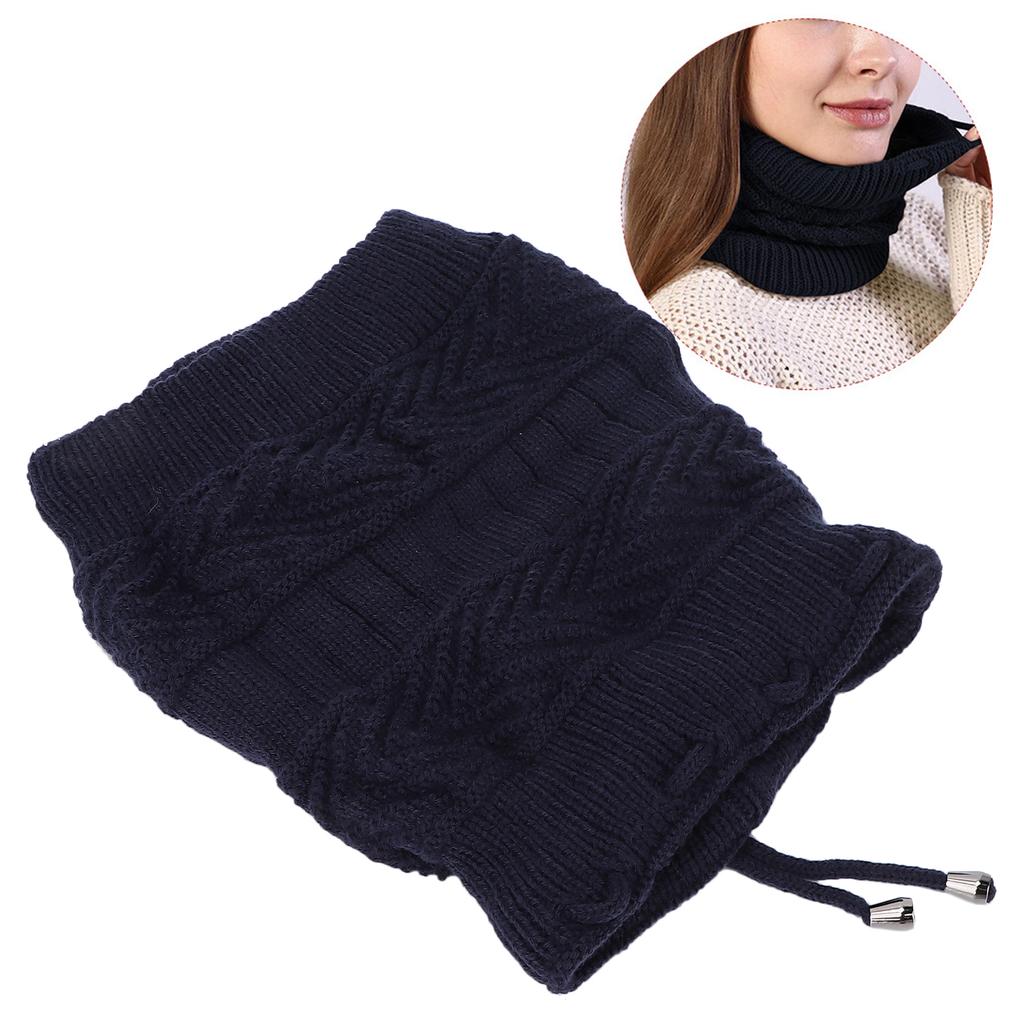 USB Charging Beanie Hat Knitted Dual?Purpose Warm Heated Hat Circle Loop Scarf for Women